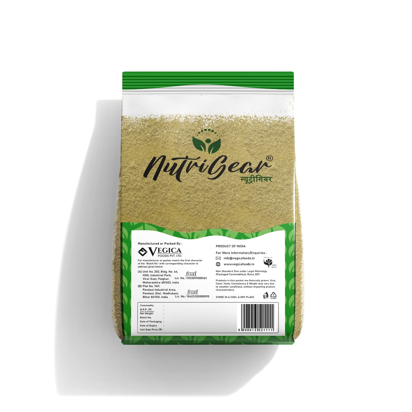 NutriGear Coriander Powder - DHANIA 1 kg