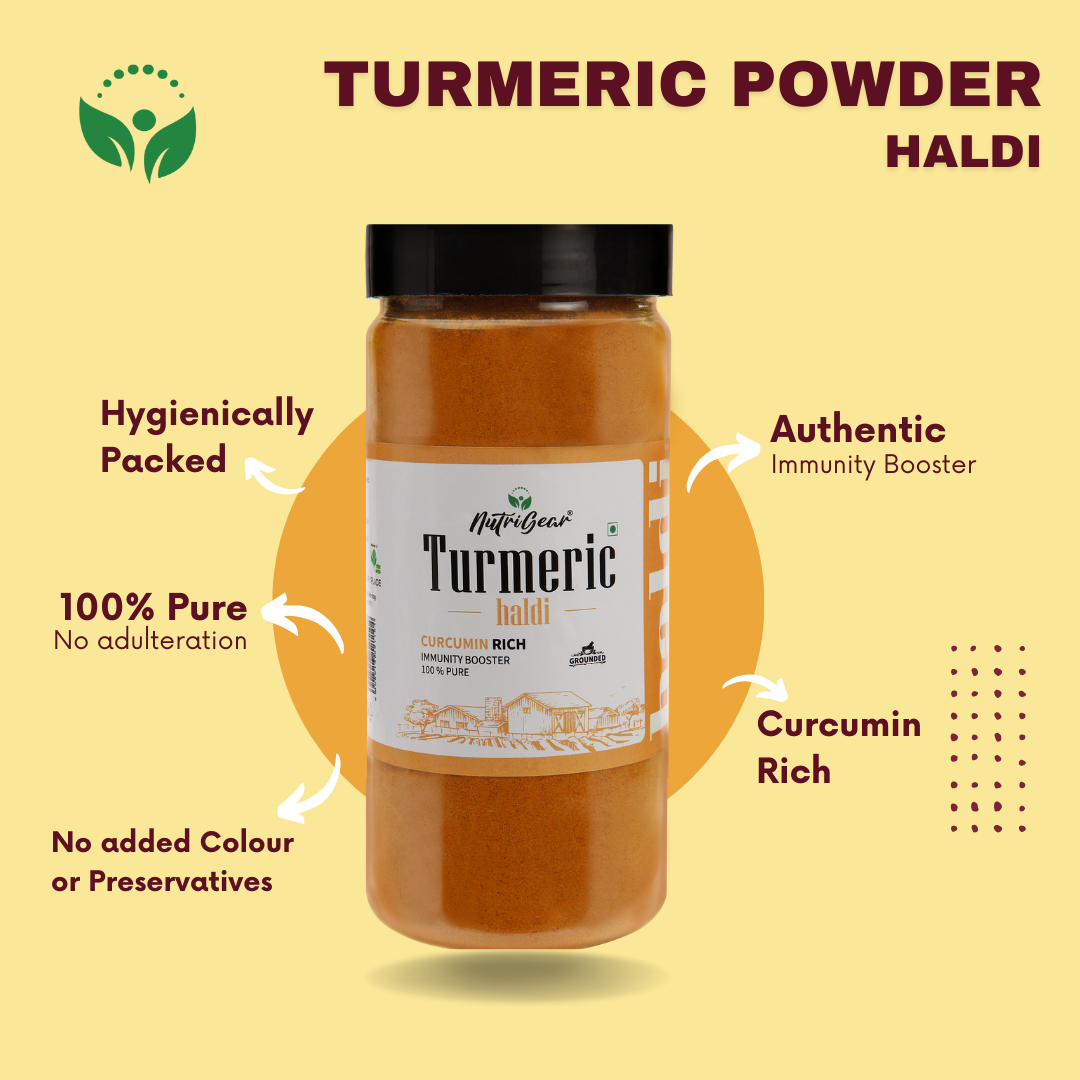 NutriGear Grounded Turmeric / Haldi (200gms)