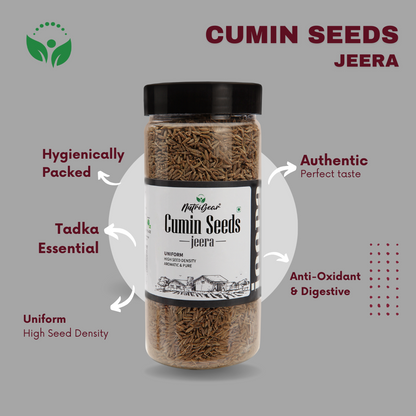 NutriGear - Cumin Seeds / Jeera (200gms)