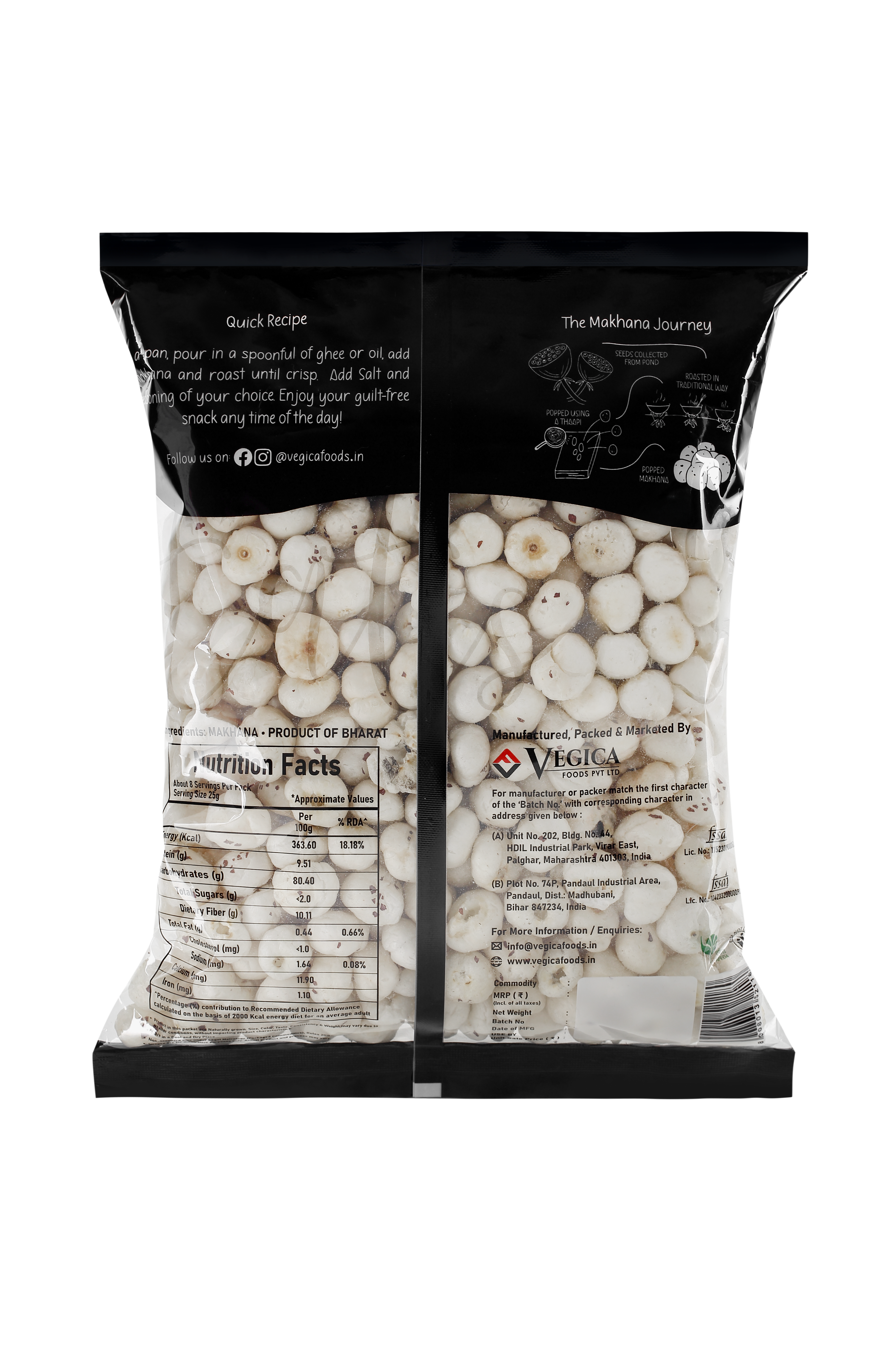 Tatsat Premium Makhana · 200g · Jumbo 6+ Size