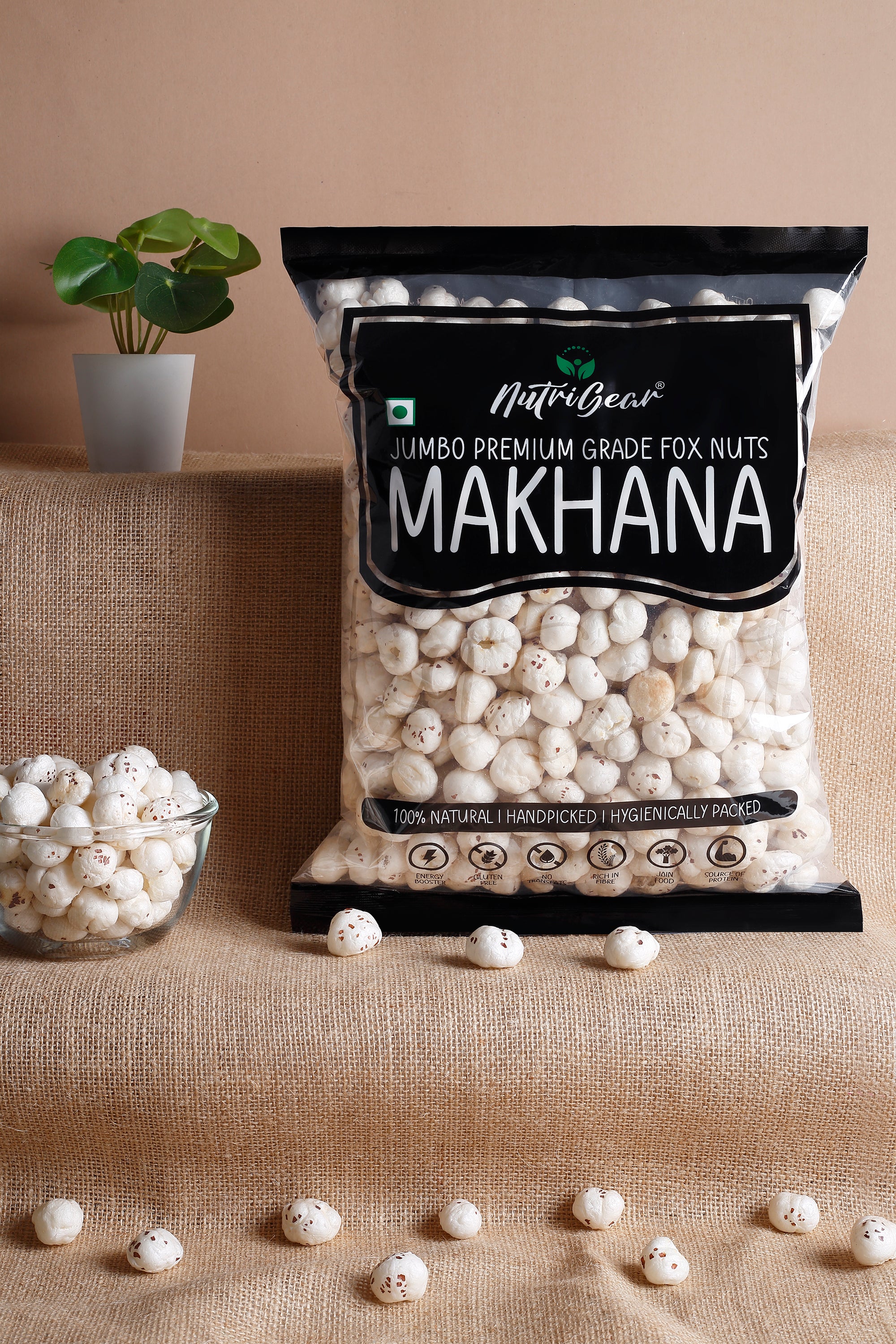 Tatsat Premium Makhana · 200g · Jumbo 6+ Size