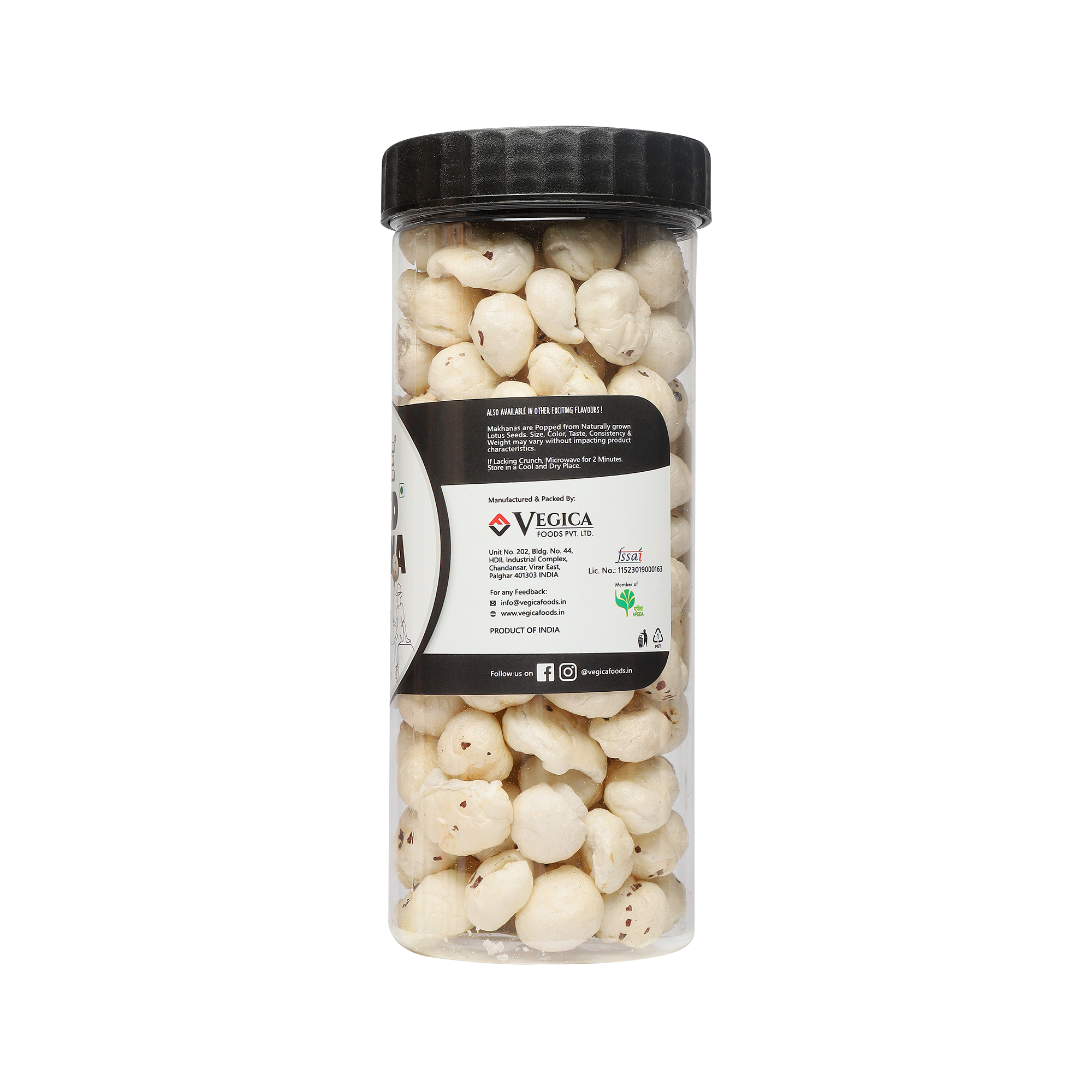 Salt & Vinegar Roasted Makhana · 50g