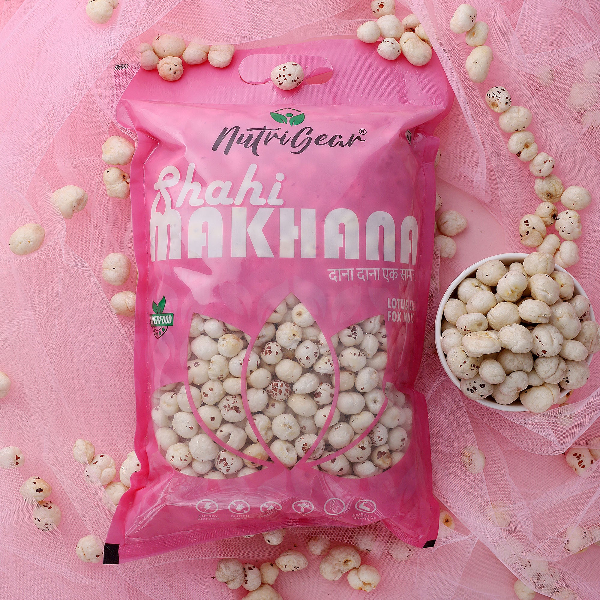 Shahi Raw Makhana · 250g · 4 soota (13mm+)